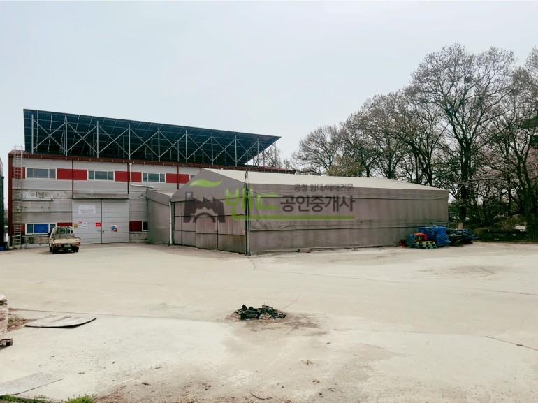 청북공장임대 건물 약 150평 가설창고 약 100평 넓은마당 제조업 및 창고로도 사용가능 청북ic인근
