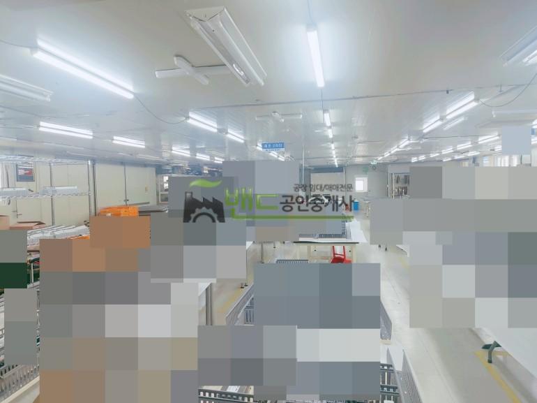 평택공장임대 층고낮은 2층임대 임대면적 약 211평 준크린룸형태 전력 200kw사용가능 