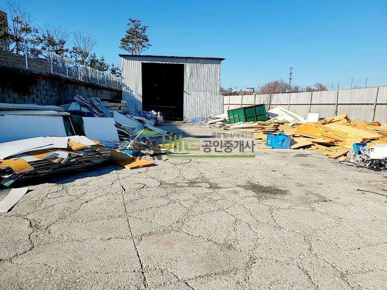 평택시 청북읍 율북리 공장+창고 월세 평택 고물상임대 넓은마당 보증금 5,000/월세 350만원 | 10040 사진 2