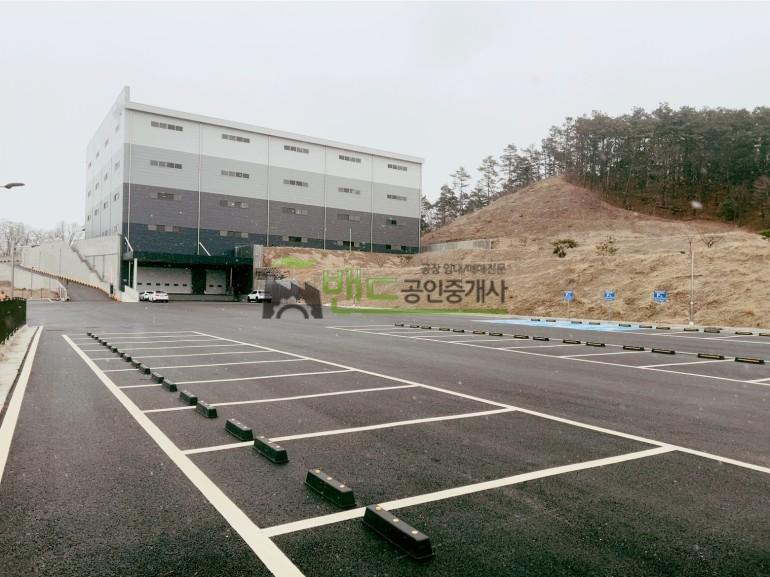 안성물류창고임대 건물 약 1240평 신축건물 첫입주 4차선도로변 앞 물류창고 즉시입주