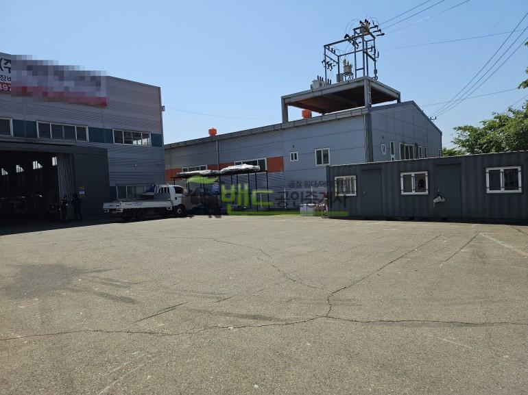 발안일반산업단지 향남공장임대 건물269평 전력200kw 5톤2기 앞마당활용